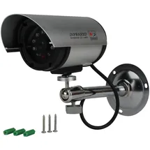 Unitec Dummy-Kamera alu grau, 1.5 V