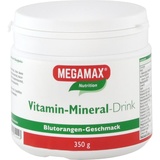 MEGAMAX Vitamin Mineral Drink Blutorange Pulver 350 g