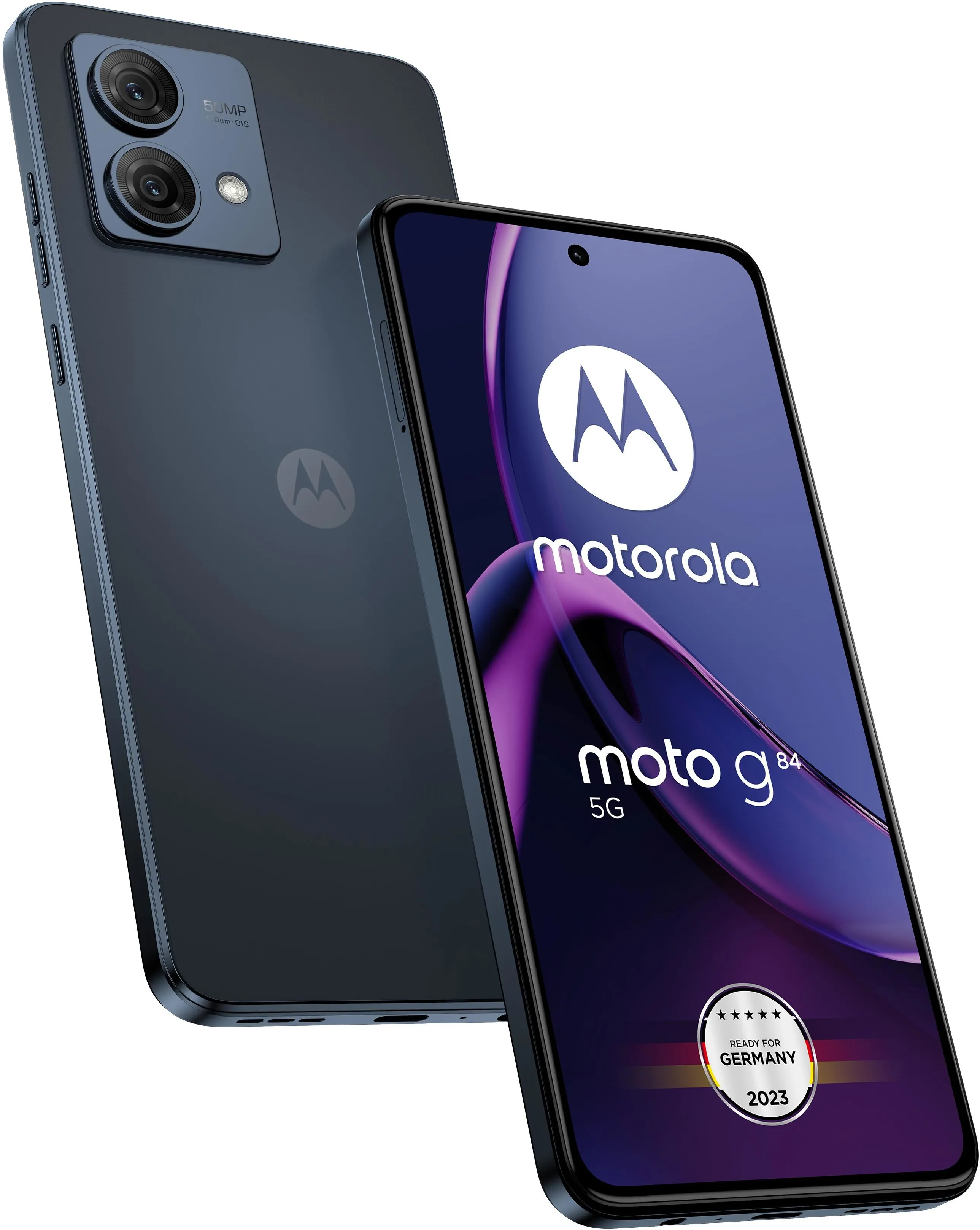 Moto G84 256 GB 5G Smartphone 16,6 cm (6.5 Zoll) 2,2 GHz Android 50 MP Dual Kamera Dual Sim (Midnight Blue) (Versandkostenfrei)