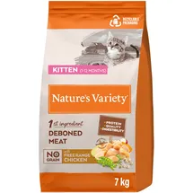 nature ́s variety Nature's Variety Selected Katzenfutter Junior, getreidefrei, mit Camper-Hühnchen ohne Knochen, 7 kg