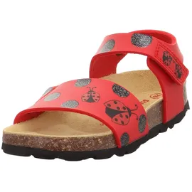 superfit Fussbettpantoffel Rot/Schwarz 40 EU