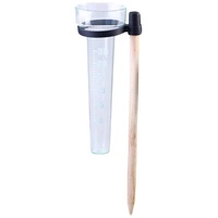 icemoonstar Regenmesser für Garten Regenmesser mit Halter Kunststoff Regenmesser Messung Outdoo -Regenmesse Inklusive Erdspieß 36cm/14.17inch zur Regenwassermessung(35mm)