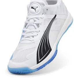 Puma Accelerate Nitro Sqd Indoor-fahrradschuhe - White / Bluemazing / Black - EU