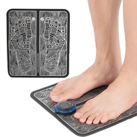 EMS Fußmassagegerät Elektrisch USB Fußmassage Pad, tragbare Falten EMS Fussmassagegerät für die Durchblutung Muskelschmerzen Linderung mit 6 Modi & 9 Einstellbare Frequenzen