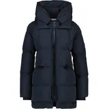 Alife & Kickin Winterjacke ALIFE & KICKIN "Damen LykkeAK A Steppjacke, Winterjacke, gefütterte Jacke", Damen, Gr. XXL, blau (marine), 100% Polyester, Basic, normal Po-bedeckend, Rippbündchen, Jacken Winterjacke, Moderne gefütterte Jacke mit großer gefütterter Kapuze