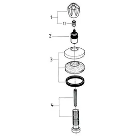 Grohe Atlanta Absperrventil Blau 19830000