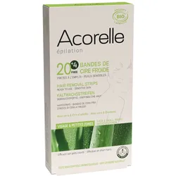 Acorelle Kaltwachsstreifen Gesicht 20 + 4 Streifen 14g 14 g