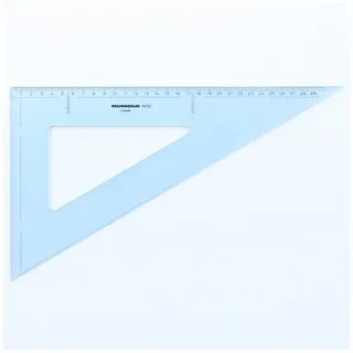 RUMOLD Zeichendreieck 60 32 cm, mm-Teilung, hochwertiger Kunststoff
