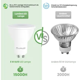 Lumiled LED Spot 6W GU10 4000K 10 St.