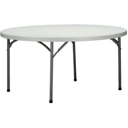 Resol garbar VERDI Runder Klapptisch Indoor, Outdoor Ø150 Grau
