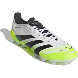 adidas Predator League 2G/3G AG Herren Cloud White/Core Black/Lucid Lemon 40 2/3