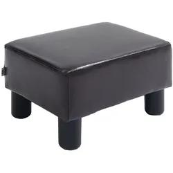 HOMCOM Hocker Kunstleder, Kunststoff