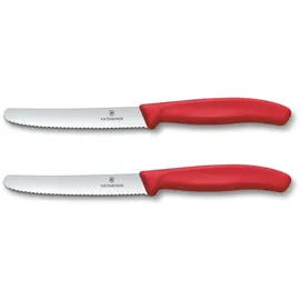 Victorinox Swiss Classic Frühstücksmesser 11 cm 2-tlg. Rot