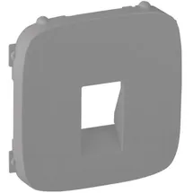 Legrand 755367 Abdeckung für Lautsprecherdose mit Federklemmen. Aluminium