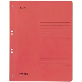 Falken Ösenhefter 80000557, A4 ganzer Deckel rot
