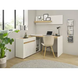 Home Affaire Wandregal CiTY/GiRON 140 x 17 x 40 cm Weiß