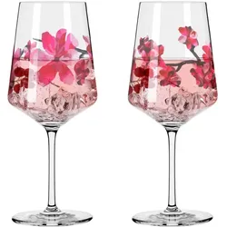 Ritzenhoff Gläserset - Aperitif Sommersonett 2tlg. Kristall, Kristalloptik Rosa
