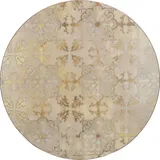 Creative Tops Tischsets, 4er-Set, runde Tischsets mit Korkrücken, luxuriöse Lackierung, Gold Impressions Design Kollektion, 4 Tischsets, 29cm Durchmesser, 1 Set