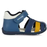 GEOX Baby-Jungen B ELTHAN Boy C Sandal, AVIO/Yellow, 22 EU