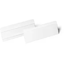 Durable Etikettentasche 1/2 A5 quer transparent 10 St.