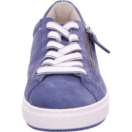 Gabor Sportliche Schnürschuhe für Damen, blau, Größe 38 EU / 5 UK