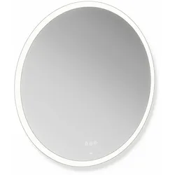LED Lichtspiegel, Floatglas, rund, Durchmesser 750 mm, umlaufend mit LED-Hinterleuchtung