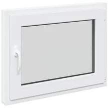 vidaXL Kellerfenster RISOR 80 x 50 cm weiß