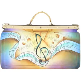 GREENLAND Nature Art+Craft Doktorkoffer Leder 48 cm Laptopfach mehrfarbig