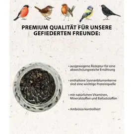dehner natura premium Wildvogelfutter Erdnussbutter im Glas, 3 x 2 Stk.