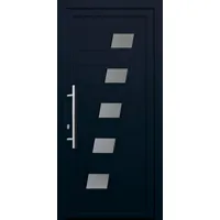 PANTO K043 links 110 x 210 cm anthrazit/weiß