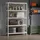 Songmics Schwerlastregal Holz 200 x 120 x 60 cm silber
