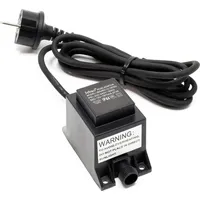 XPOtool SunSun Netzteil JBA48V-12-1670U 12 V 1670 mA, 2-poliger Netzadapter mit Niedervolt-Stecksystem, Transformator IP68 für Teichbeleuchtung und Garten