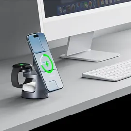 TECH-PROTECT Wireless charger QI2.2-25W-A48 3in1 magnetic - navy blue