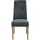 Standard Furniture Polsterstuhl NANCY Cord dunkelgrau/braun