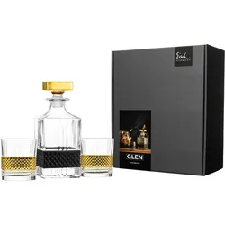 Eisch Glen Whisky Set gold im Geschenkkarton