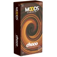 Moods Condoms MOODS Choco Condoms 12 Kondome mit Schokoladen-Aroma für köstliche Momente zu zweit