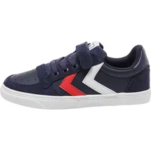hummel Slimmer Stadil Leder Low-Top Sneaker Kinder 7666 peacoat 29
