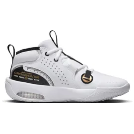 Nike Air Zoom Crossover 2 BasketballTeens White/Black/Tint/Metallic Gold 39