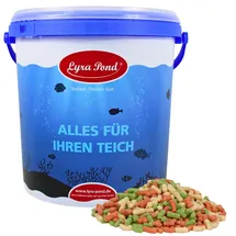 Lyra Pet 10 Liter (0,85 kg) Lyra Pond® Pond Colour Sticks Koi Mix Fischfutter Teichfutter in Eimer