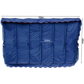 Quick Star Ersatzdach Standmarkise Dubai 375 x 225 cm blau