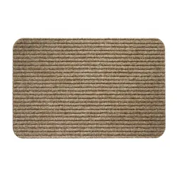 Fußmatte Sauberlaufmatte Mallin beige 2-Rip Struktur Nadelfilzmatte 40 x 60 cm