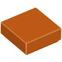 25 Stück LEGO, Teil Nr. 3070 in Dunkelorange
