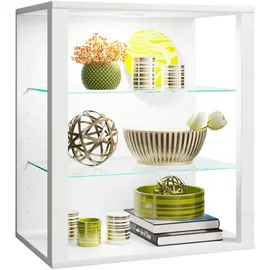 VCM Hängevitrine Glasol 52 x 35 x 60 cm Weiß