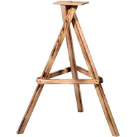 Dobar Dreibein-Vogelhausständer 60 x 60 x 90 cm Kiefer geflammt