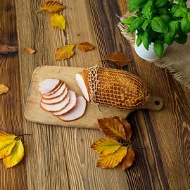 BROWIN ORION Fleischnetz Räuchernetz Schinkennetz Wurstnetz - weiß,