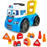 Feber Schaukelndes Polizeiauto mit Bausteinen 3in1
