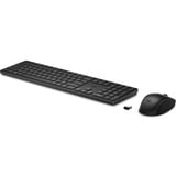 HP 650 Wireless Keyboard and Mouse Combo, schwarz, USB, DE (4R013AA#ABD)