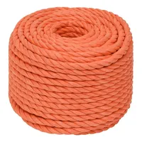 VidaXL Arbeitsseil Orange 24 mm 25 m Polypropylen