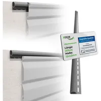 HEXIM Fassadenpaneel HEXIM grau 2 St. 200 x 10