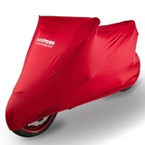 Oxford PROTEX Stretch-Passform Premium Stretch-Passform Innenraum Motorrad Abdeckung - Rot, Large